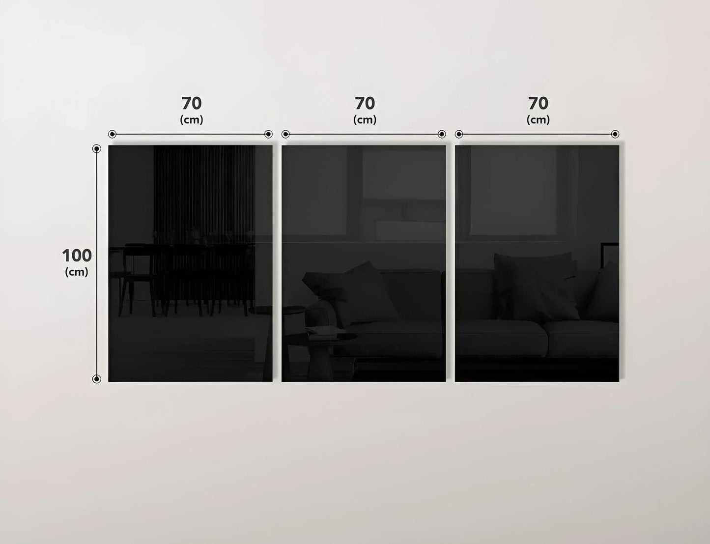 Zebras Mega Glass Wall Art - LUXARTDECO