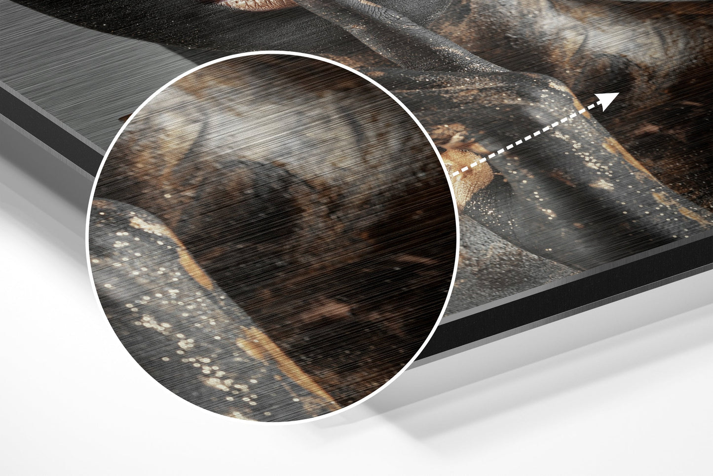 Brushed Aluminium Dibond Wall Art