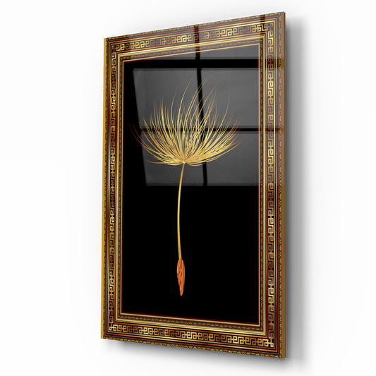 Feather Glas Wall Art
