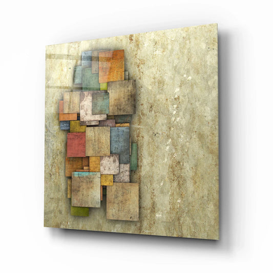 Colorful Abstract Glass Wall Art - LUXARTDECO
