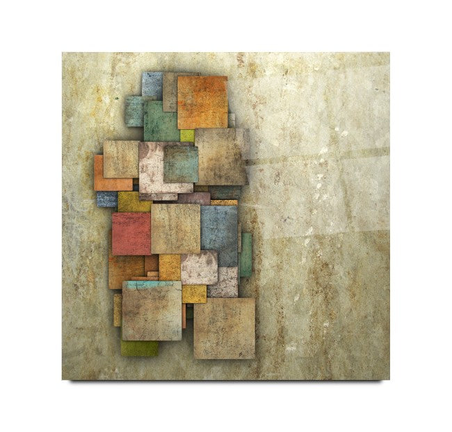 Abstract Glass Wall Art