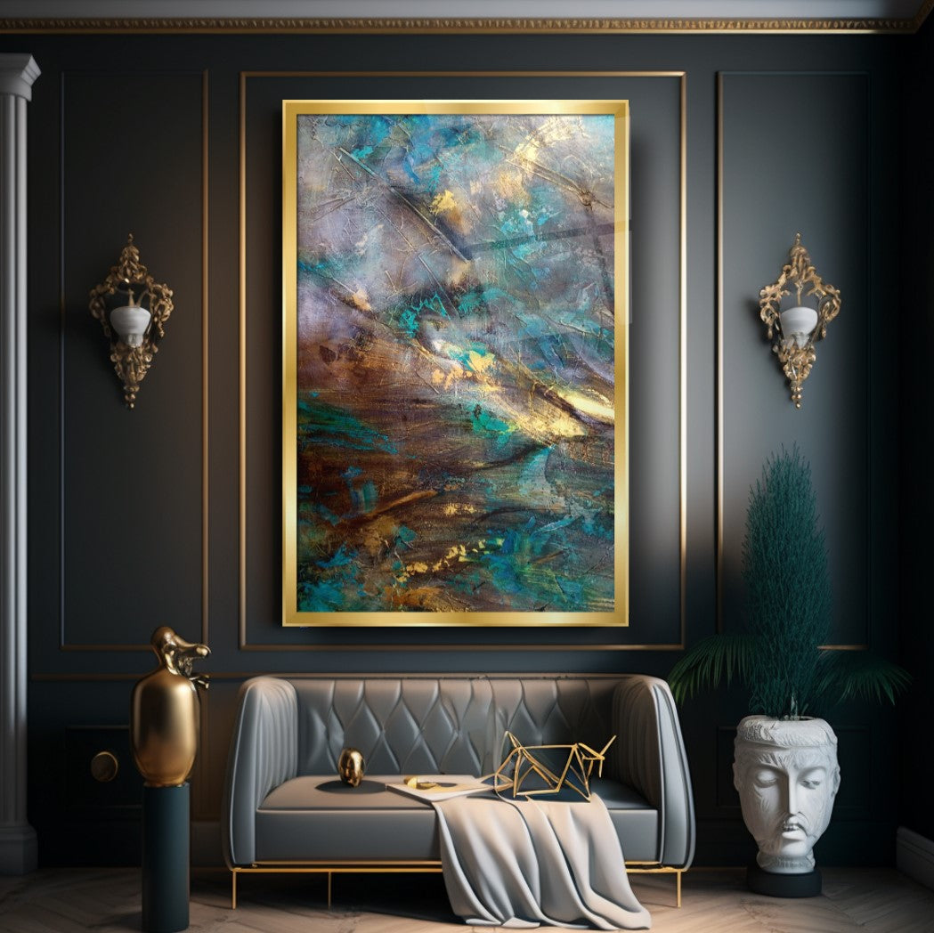 Décoration murale en verre Magnolia