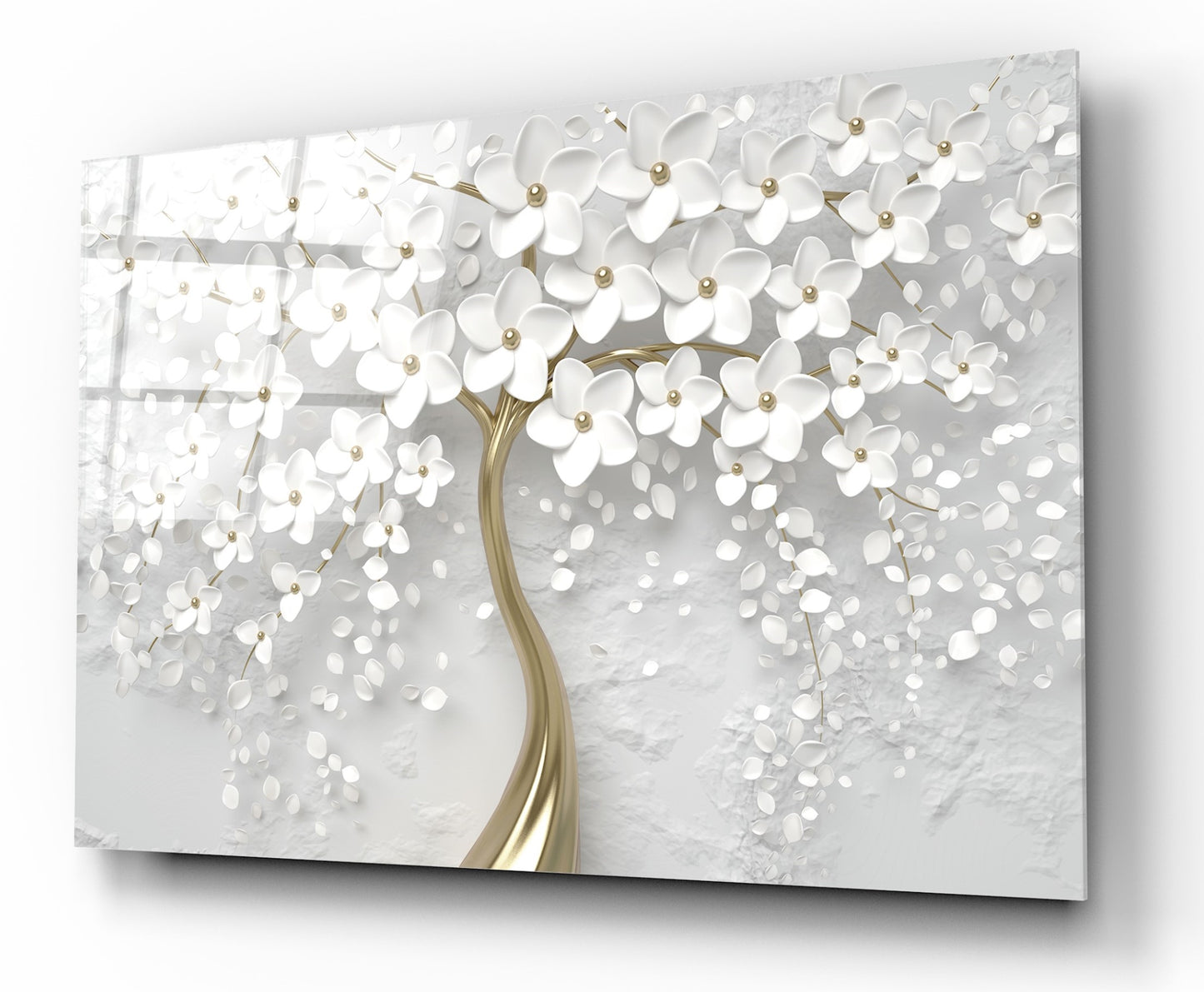 Décoration murale en verre Magnolia