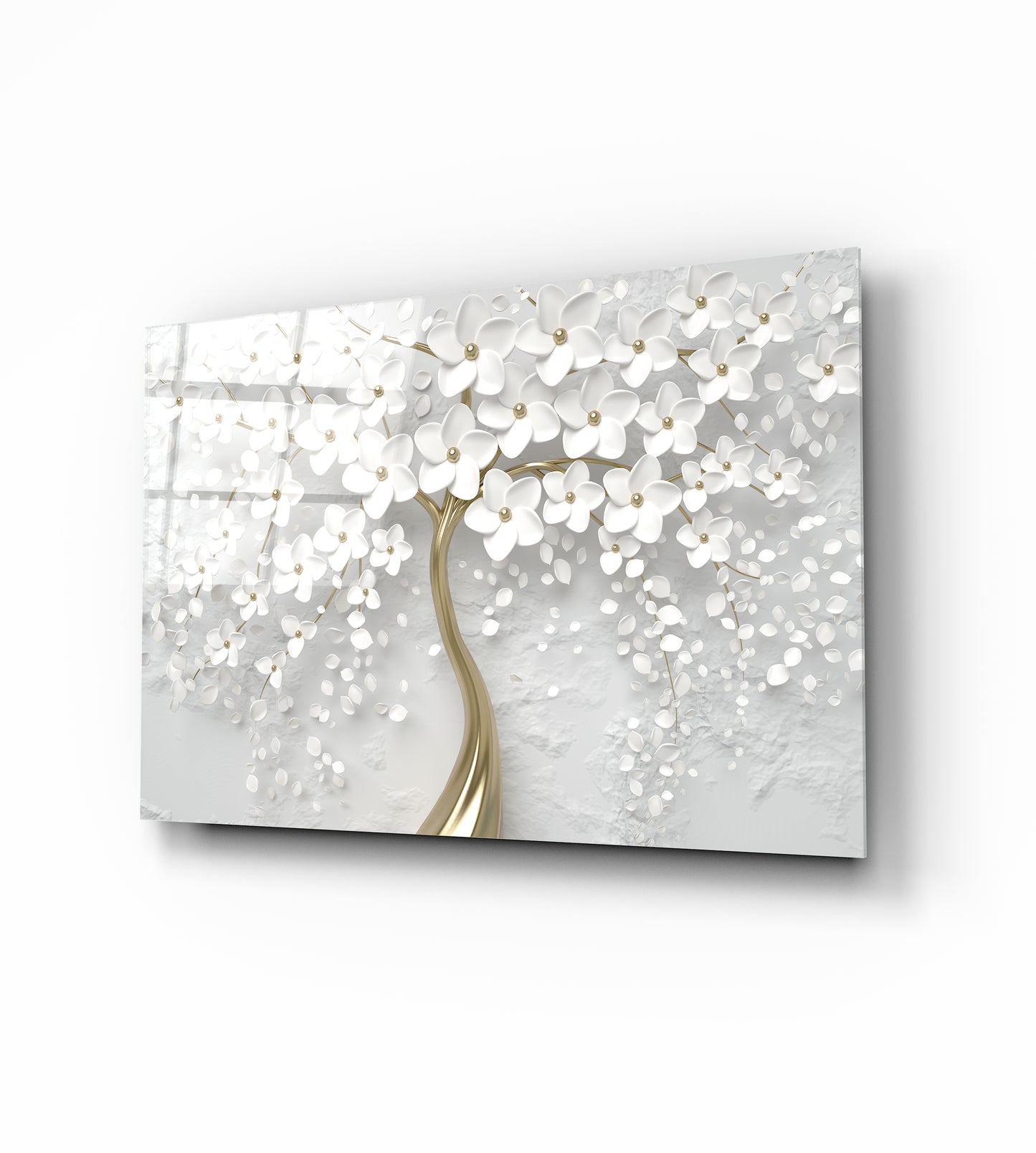 Décoration murale en verre Magnolia