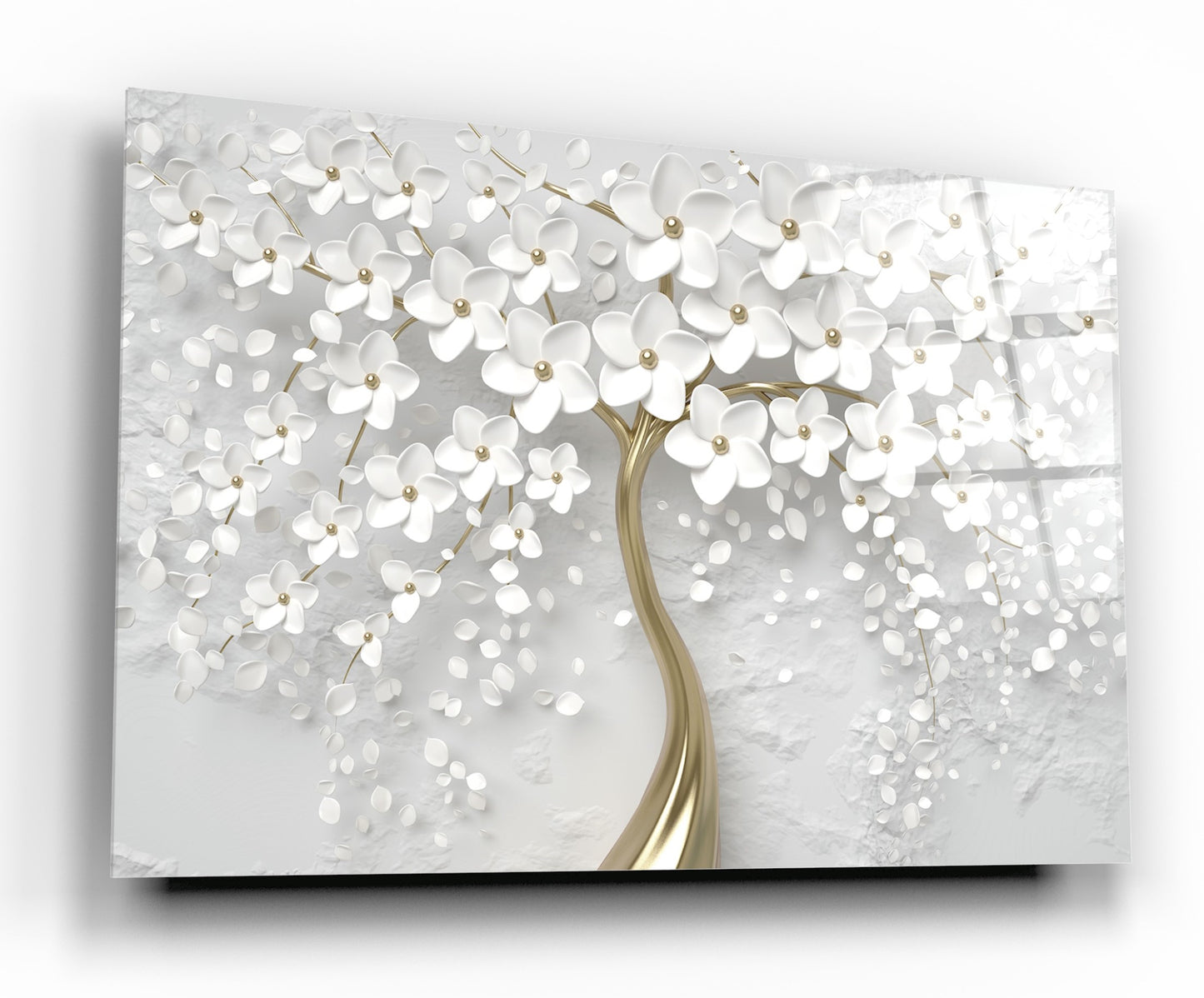 Décoration murale en verre Magnolia