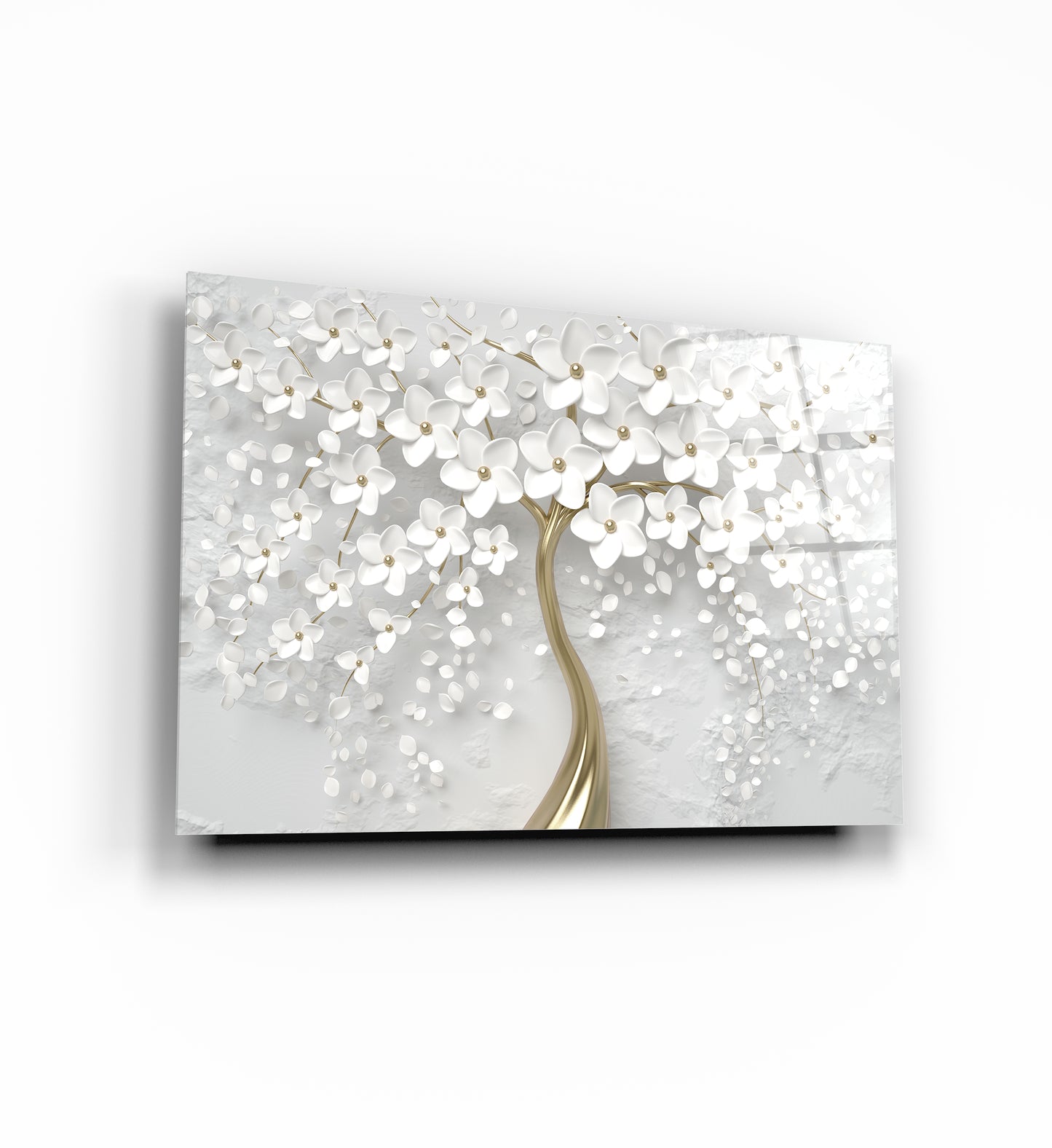 Décoration murale en verre Magnolia