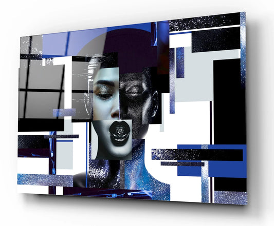 Fantasy Woman Glass Wall Art - LUXARTDECO