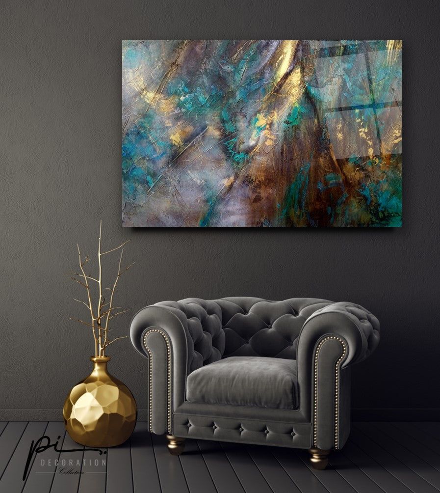 Abstract Glas Wall Art