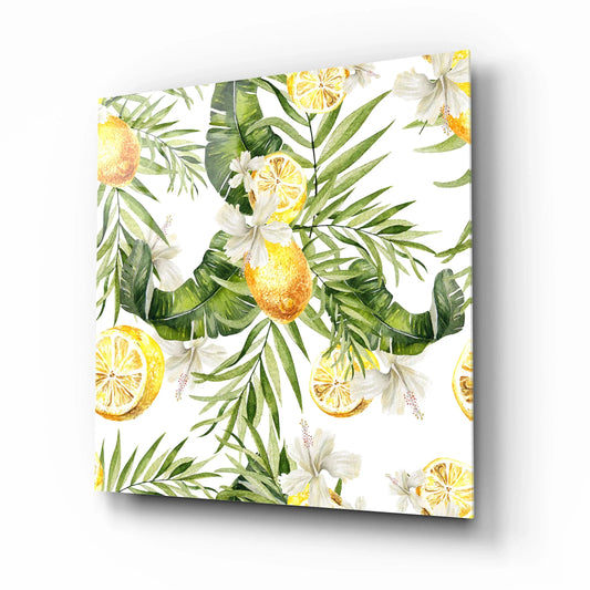Lemon Glass Wall Art - LUXARTDECO
