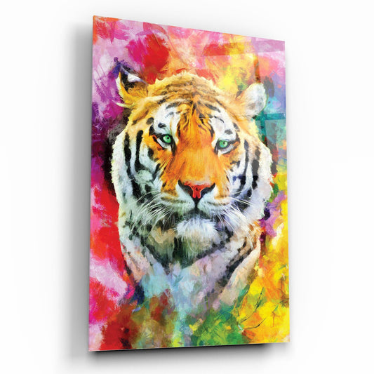 Tiger Glass Wall Art