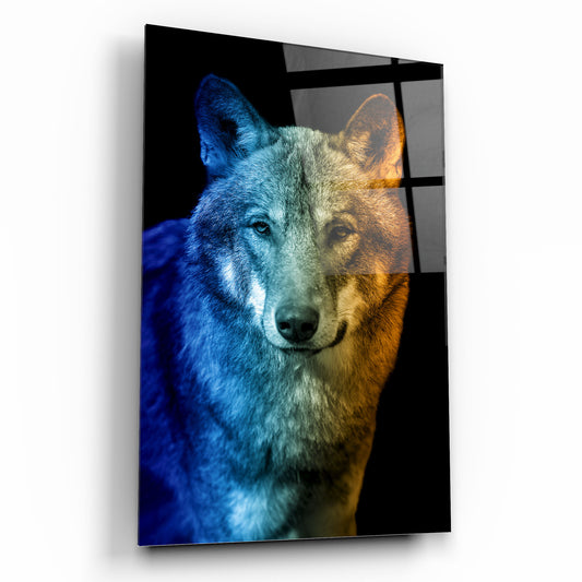 Wolf Glass Wall Art