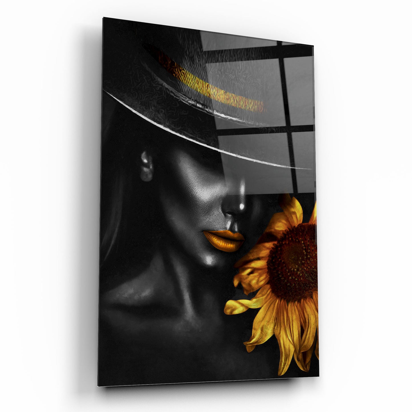 Art mural en verre Lady