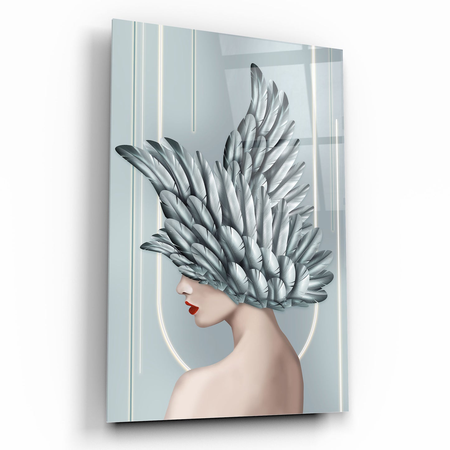 Décoration murale en verre de rêve