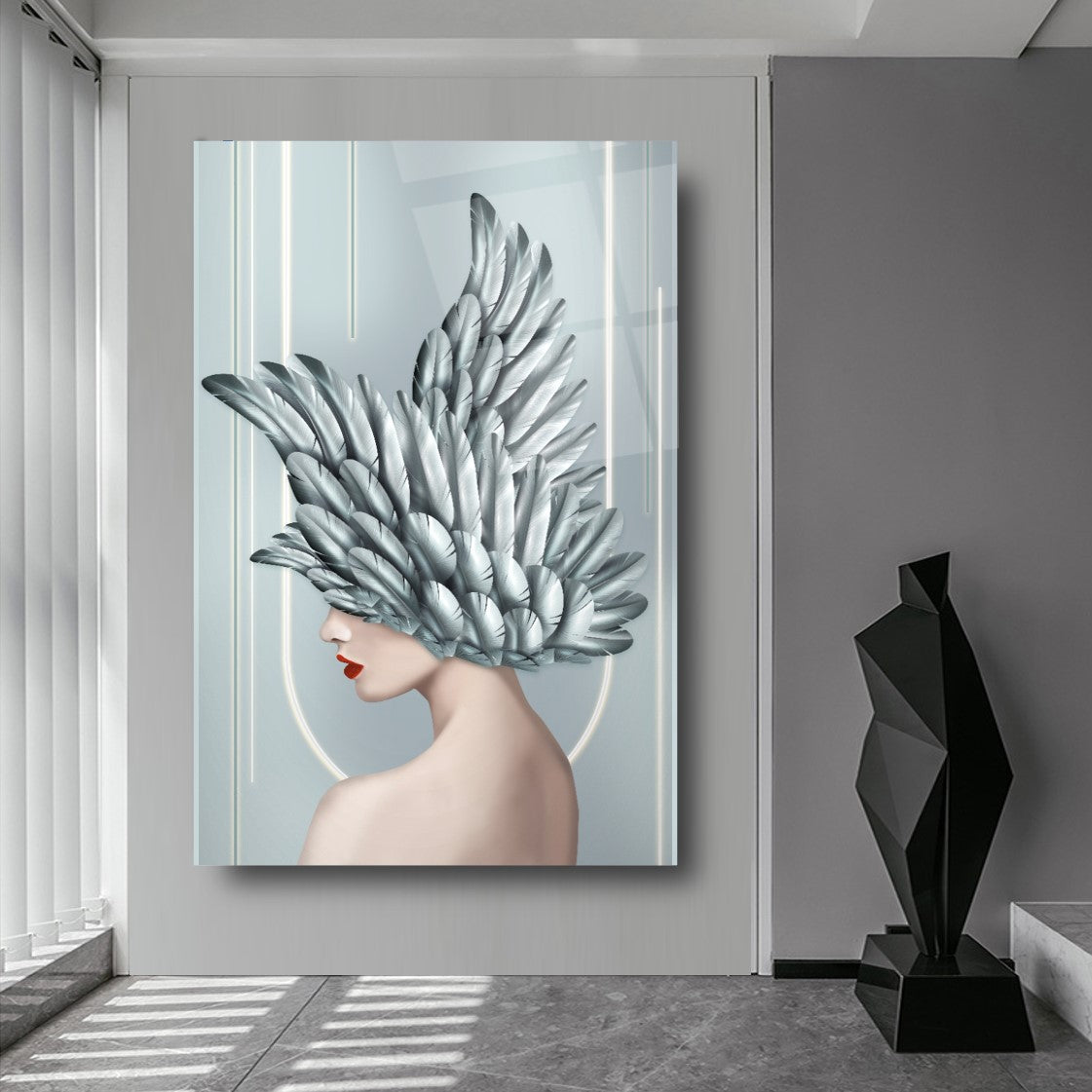 Décoration murale en verre de rêve
