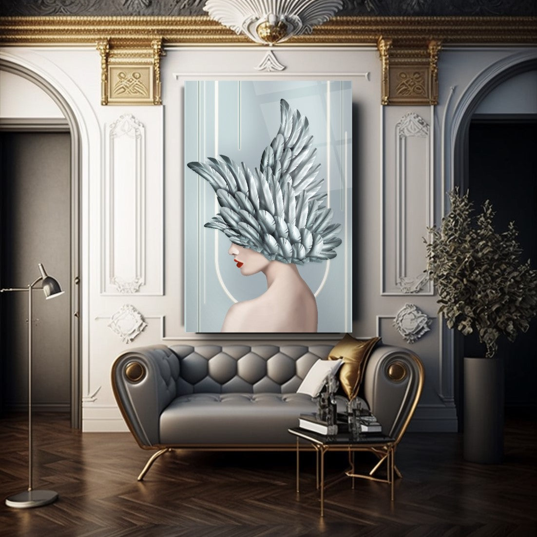 Décoration murale en verre de rêve