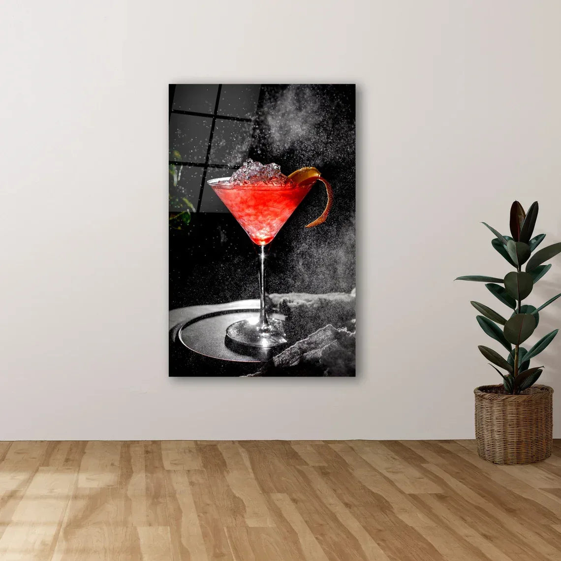 Chic Cocktail Glass Wall Art - LUXARTDECO