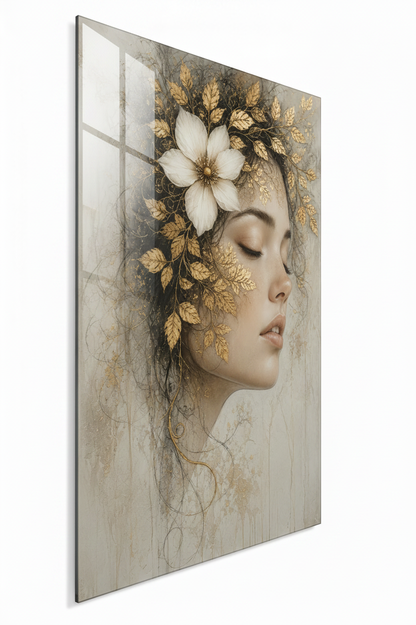 Tranquillité Tableau en Verre Trempé