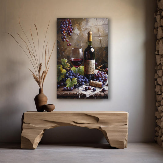 Red Wine Glass Wall Art