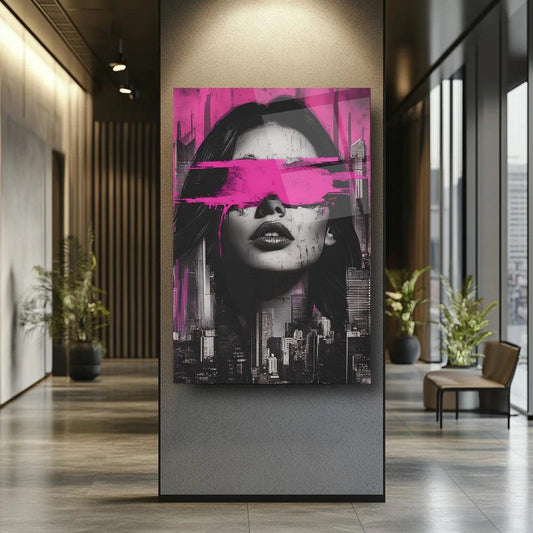 Pink Dream Glass Wall Art