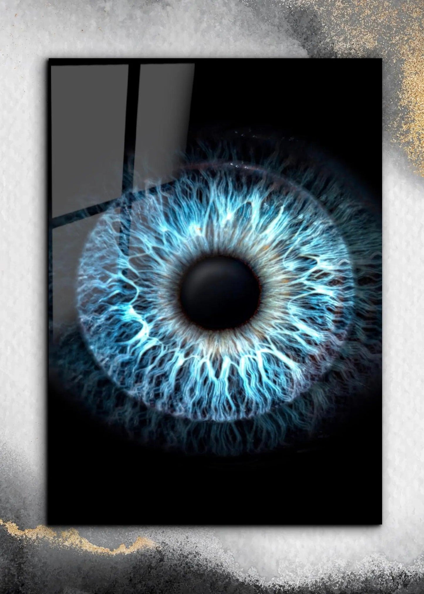 Blue Eye Glass Wall Art