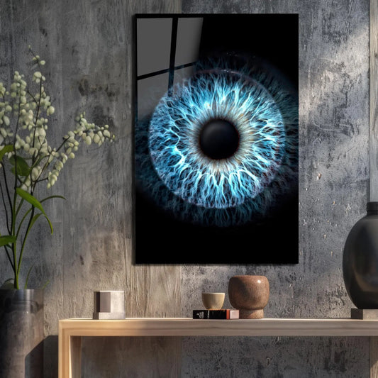 Blue Eye Glass Wall Art