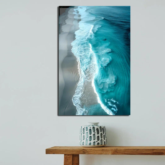 Ocean Wave Glass Wall Art