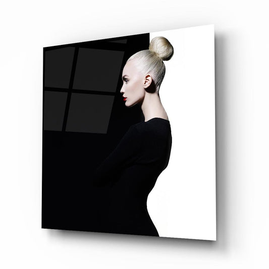 Woman Glass Wall Art