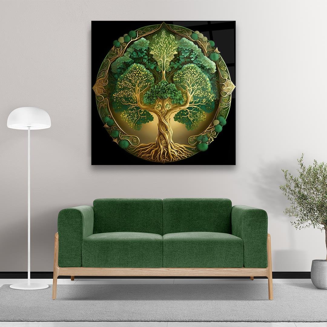 Tree of Life Glass Wall Art