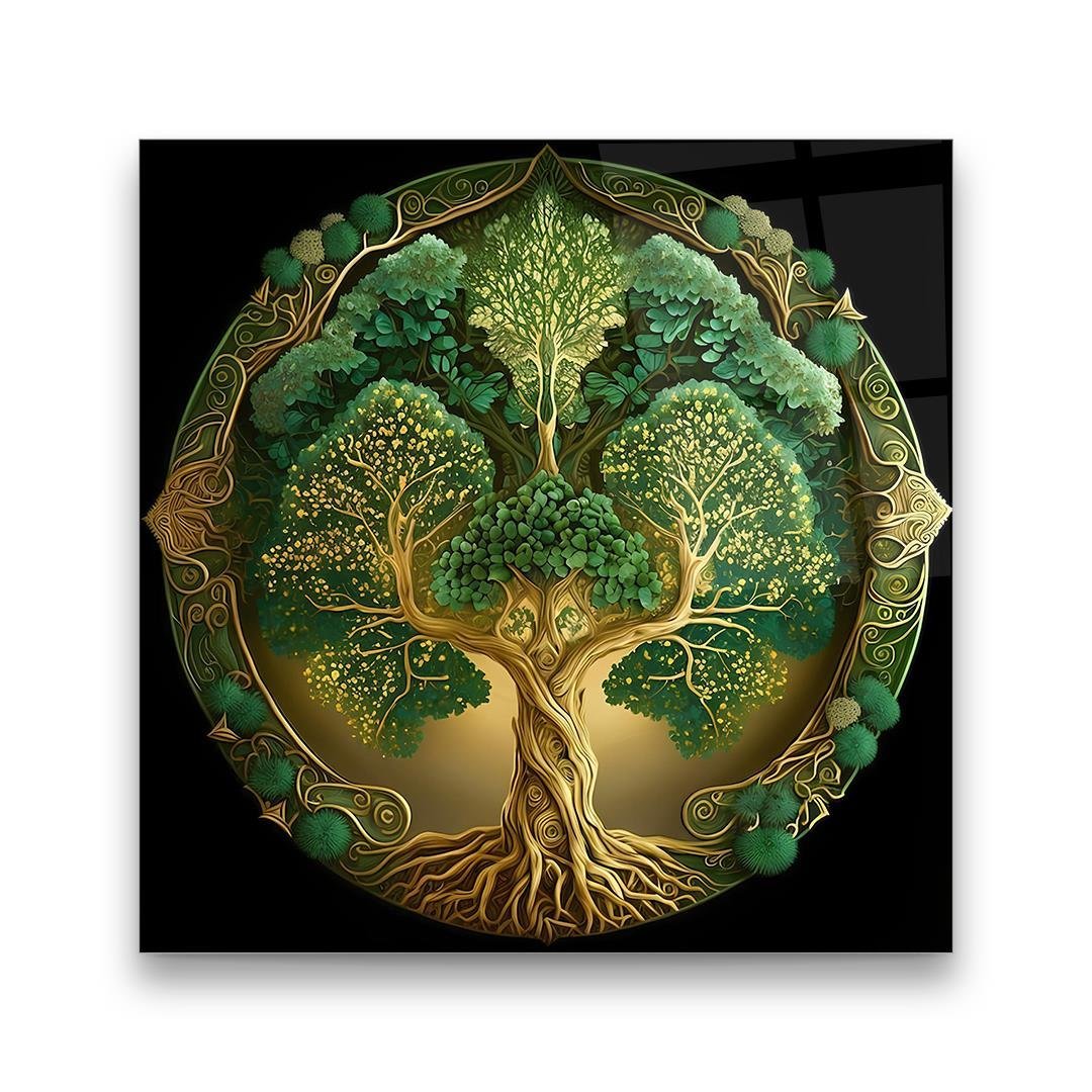 Tree of Life Glass Wall Art