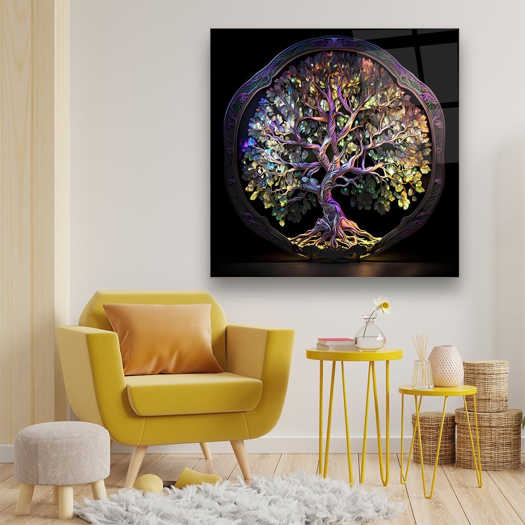 Tree of Life Glass Wall Art