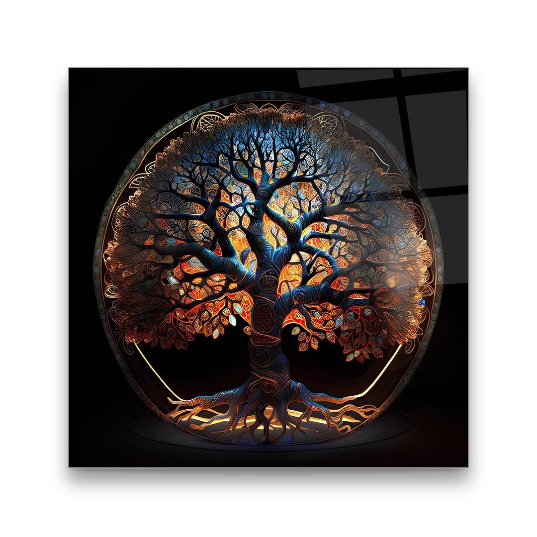 Tree of Life Glass Wall Art