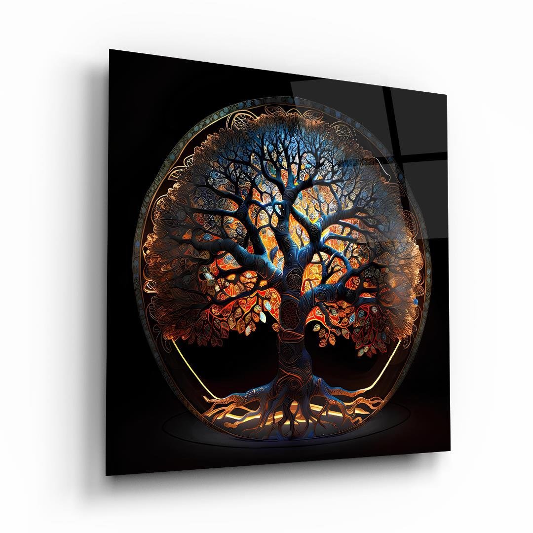 Tree of Life Glass Wall Art