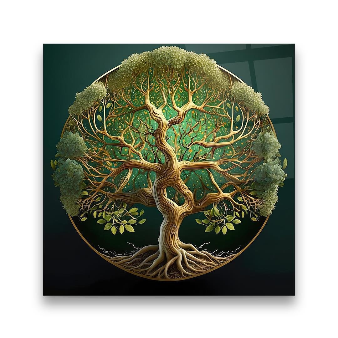 Tree of Life Glass Wall Art
