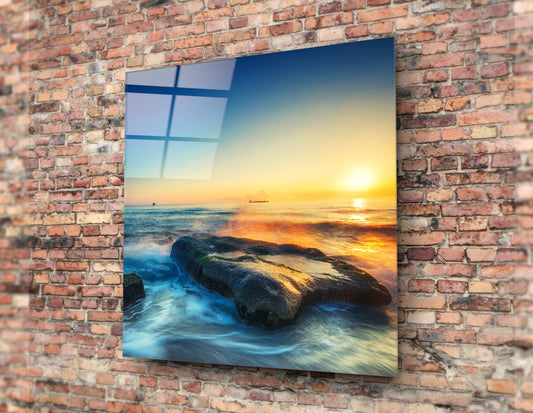 Sunset Glass Wall Art