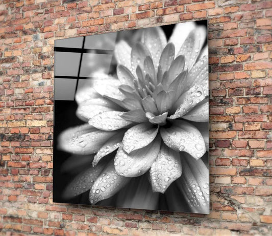 Flower Glass Wall Art - LUXARTDECO