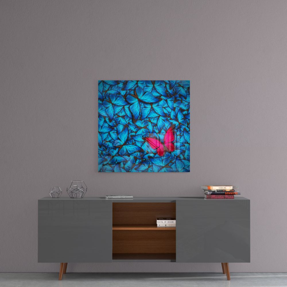 Butterfly Glass Wall Art