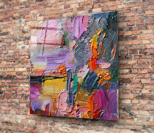 Abstract Art Glass Wall Art