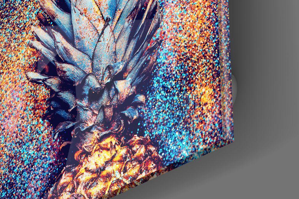 Pineapple Glass Wall Art - LUXARTDECO
