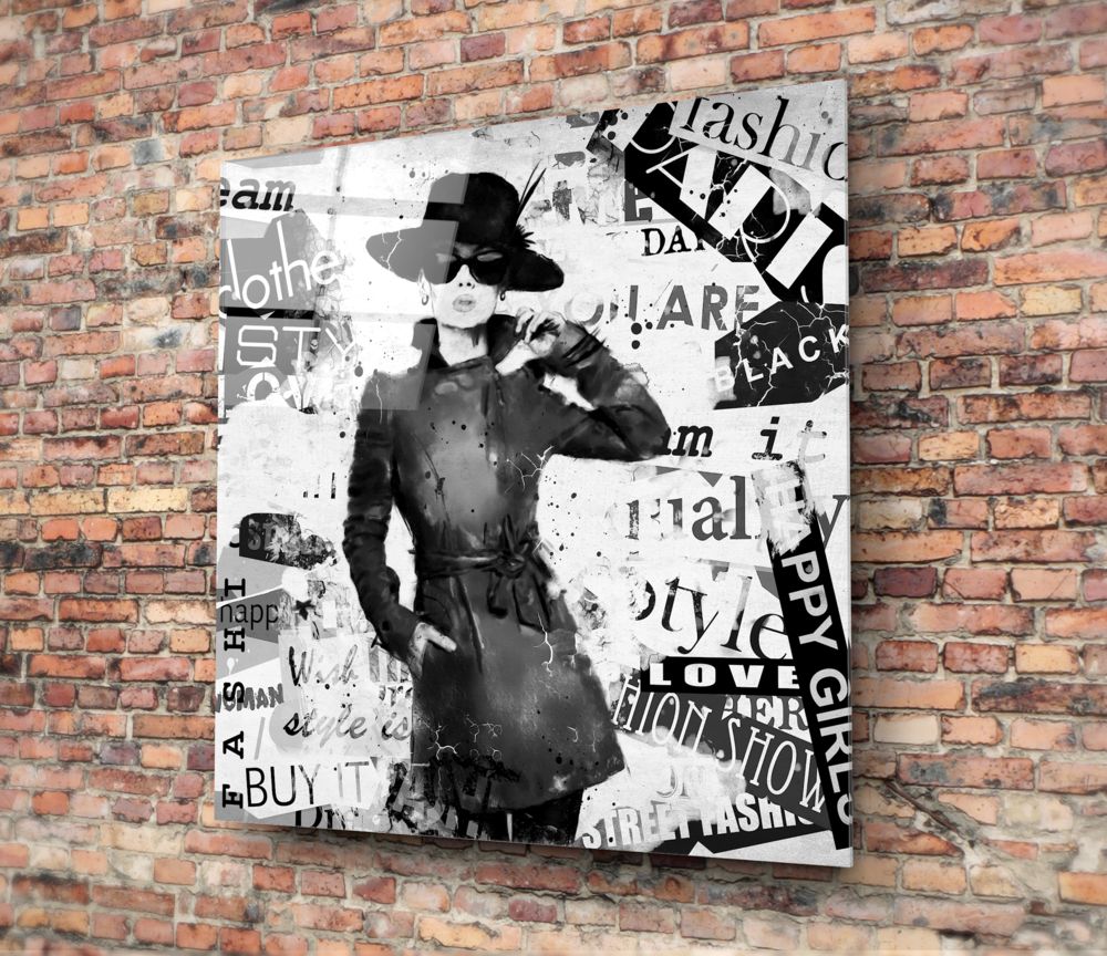 Fashion Glass Wall Art