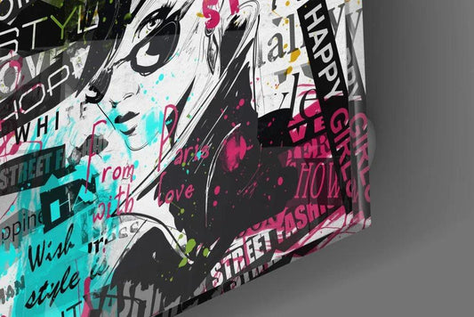 Fashion Glass Wall Art - LUXARTDECO