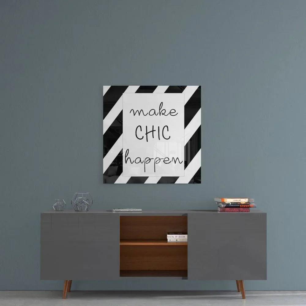 Chic Glass Wall Art - LUXARTDECO