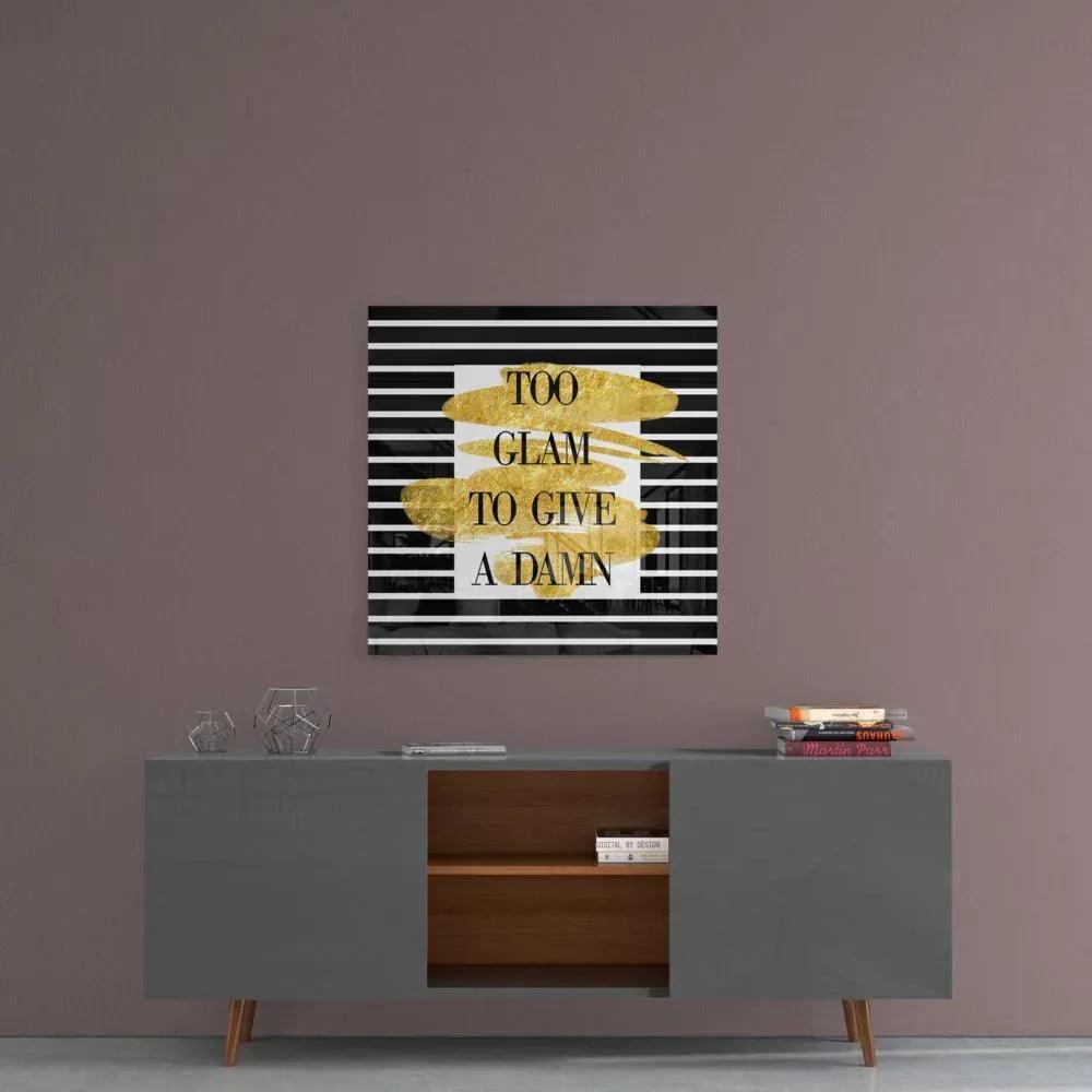 Very Sparkle Glass Wall Art - LUXARTDECO