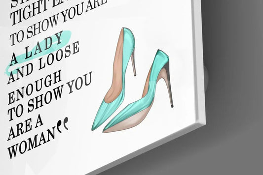 Dress Glass Wall Art - LUXARTDECO