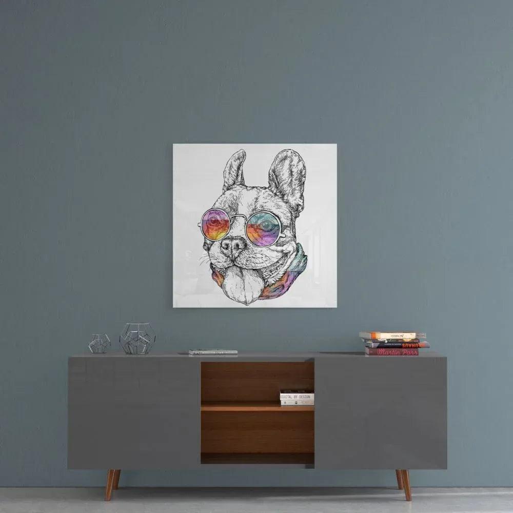 Dog Glass Wall Art - LUXARTDECO