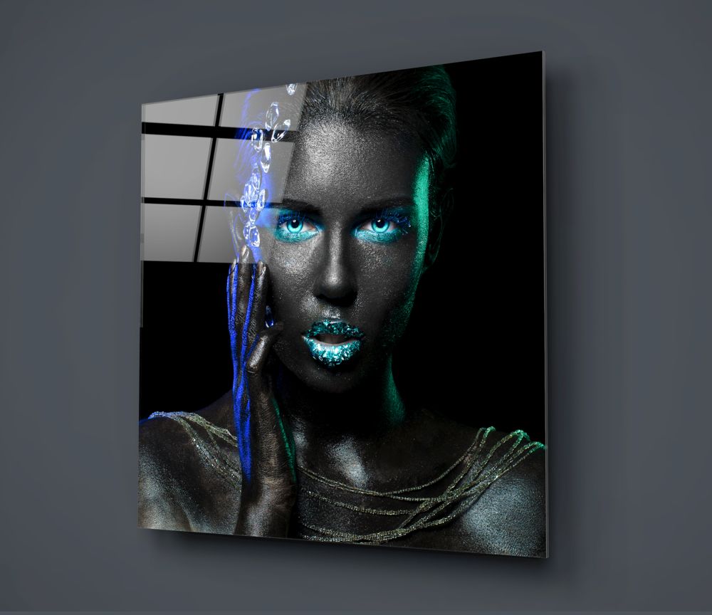 Woman Glass Wall Art