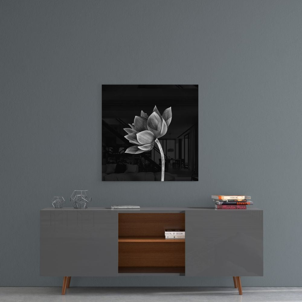Floral Glass Wall Art