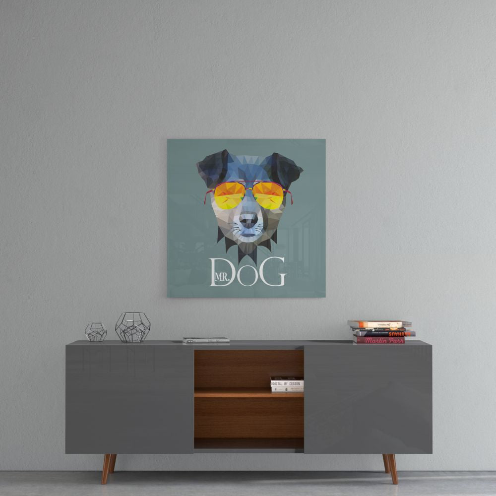 Dog Glass Wall Art