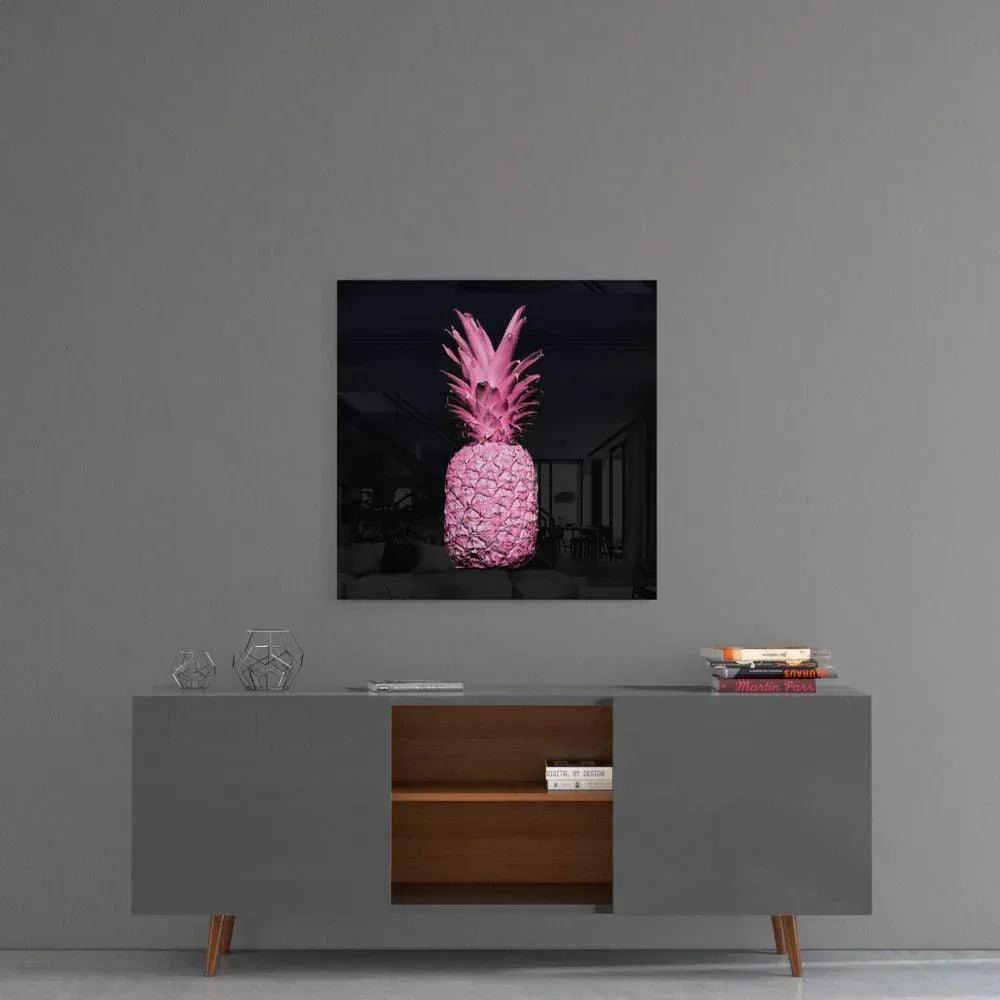 Pineapple Glass Wall Art - LUXARTDECO