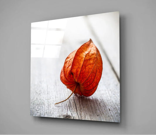 Physalis Glass Wall Art - LUXARTDECO