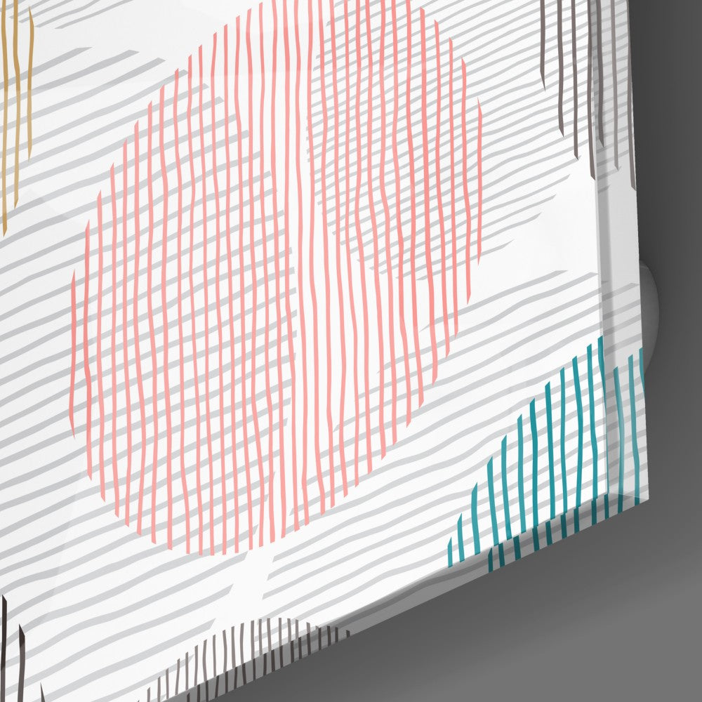 Soft Spots Glass Wall Arts
